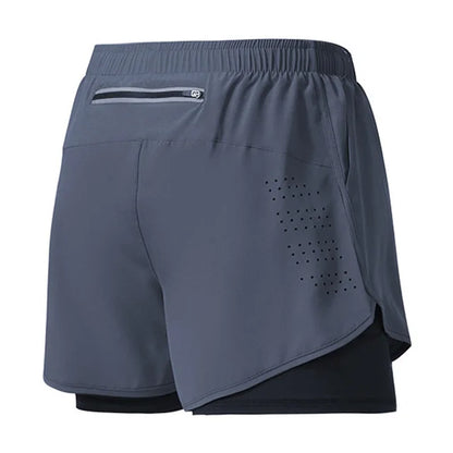 Calções de corrida com bolso