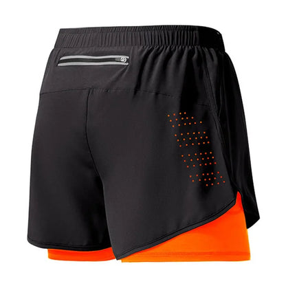 Calções de corrida com bolso